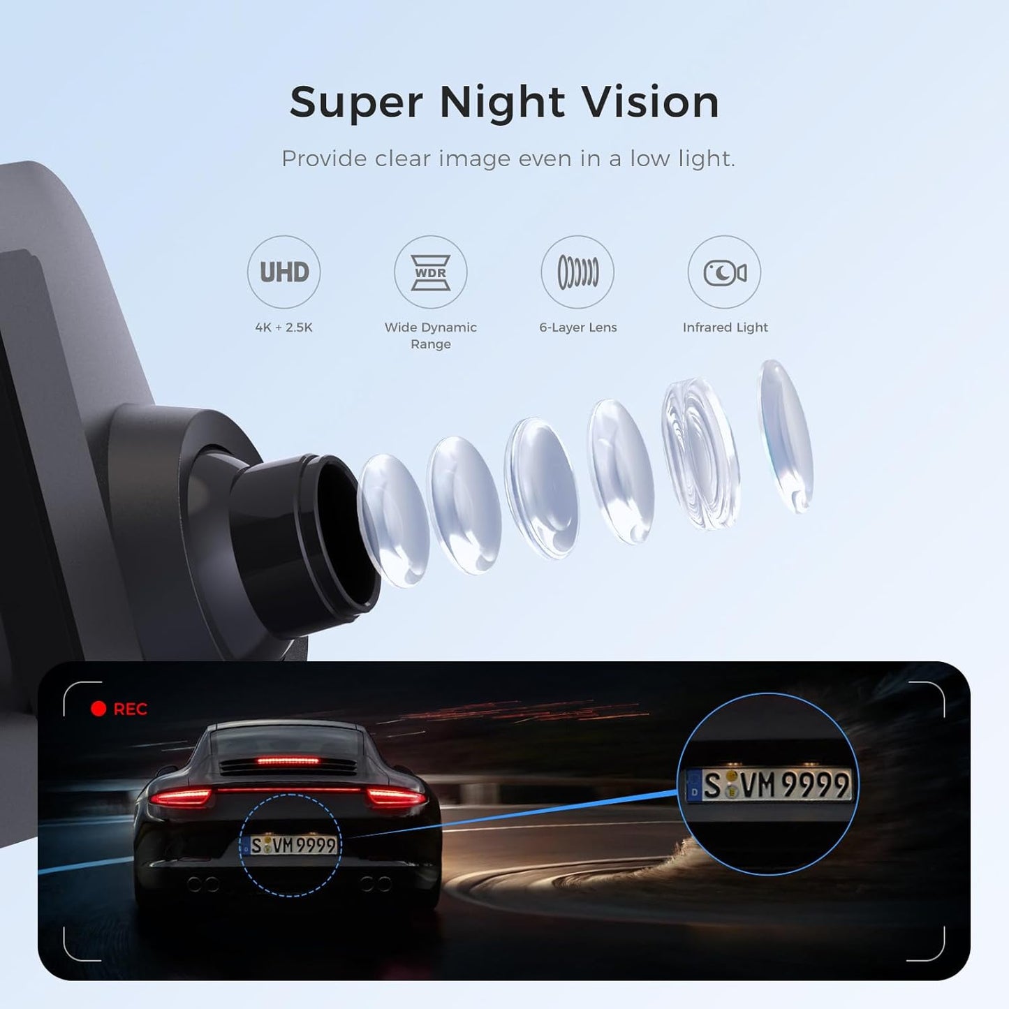 H6-2CH Mirror Dash Cam