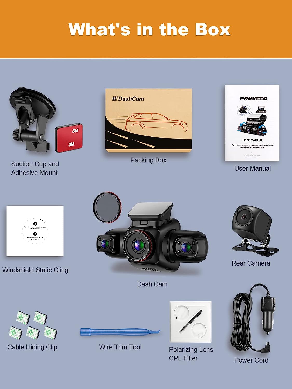 D90-4CH-MINI-256GB Dash Cam