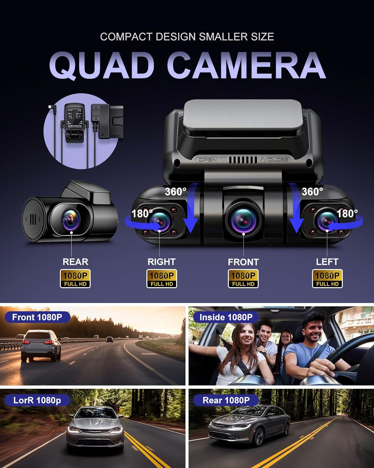 D90-4CH-RGW Dash Cam