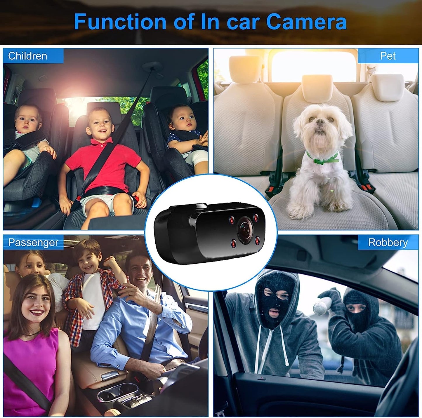 J30-128GB Triple Mirror Dash Cam