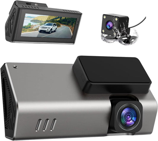 PRUVEEO 2K 2K Dual Dash Cam GPS et WiFi intégrés Liban