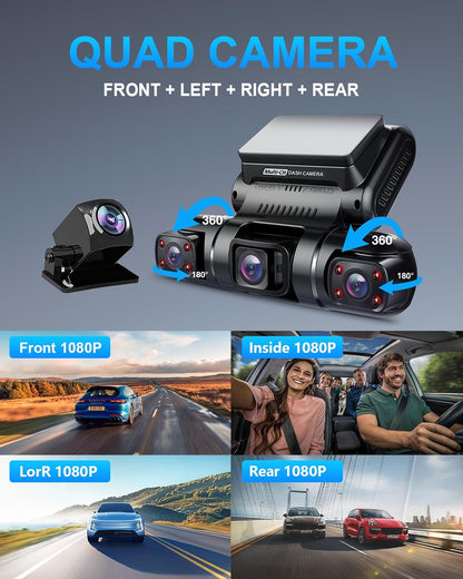 D90-4CH-128GB Dash Cam