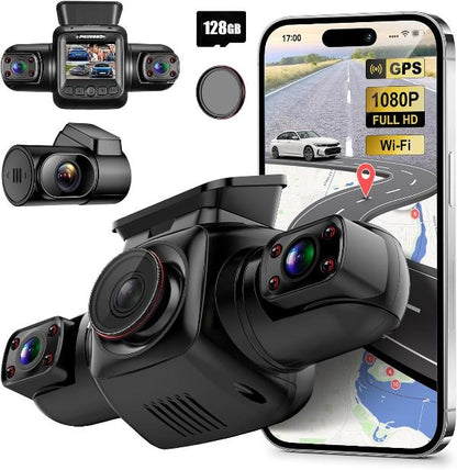 D90-4CH-MINI-128GB Dash Cam