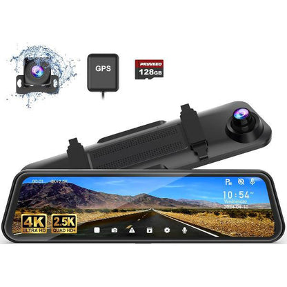 H6-2CH Mirror Dash Cam – PRUVEEO