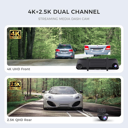 H6-2CH Mirror Dash Cam – PRUVEEO