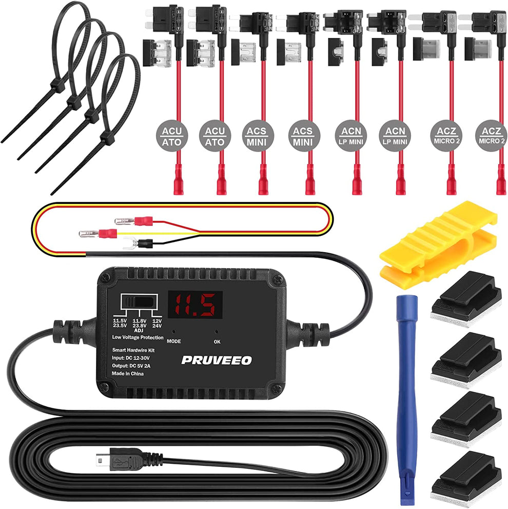 Dash Cam Hardwire Kit PRUVEEO